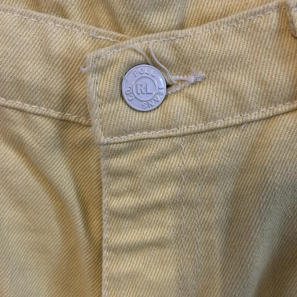 Ralph Lauren Polo Women’s 14 Yellow Cropped Saturday Jeans Ankle Denim - Picture 6 of 9